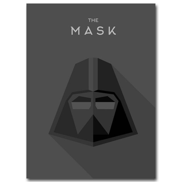 The Mask Minimal Print (Dark)