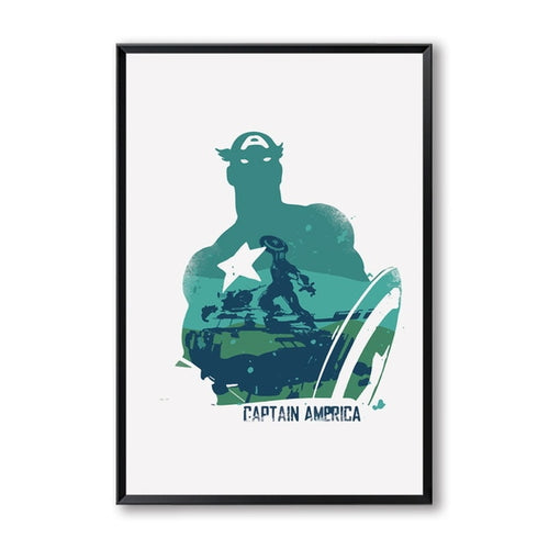 Captain America Pic-Ception Print